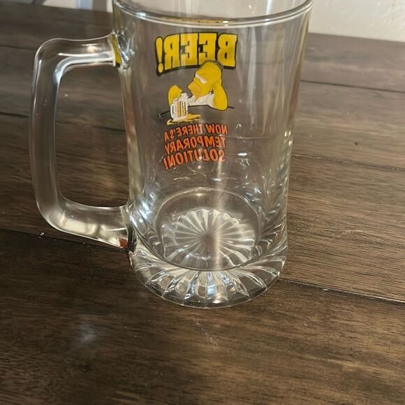 Vintage Homer Simpson Beer Mug | The Simpsons Quote Glass - Picture 6 of 6